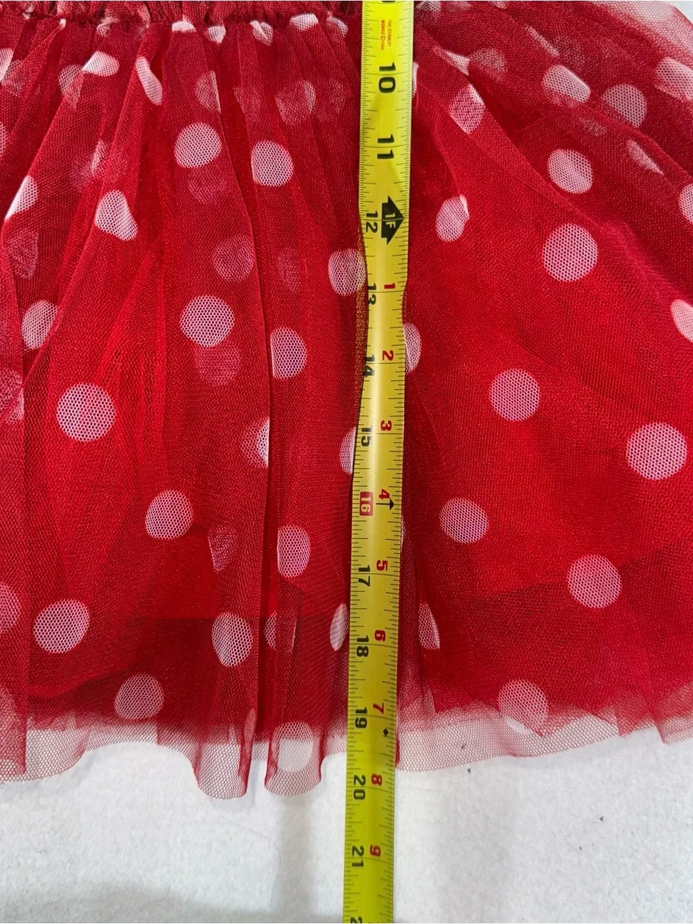 Taylor Joelle Minnie Mouse Peter Pan Collar Polka dot tulle Disney princess puff